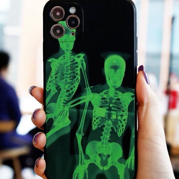 Skeleton Print Phone Case for the iPhone 13 Pro Max - Picture 1 of 5